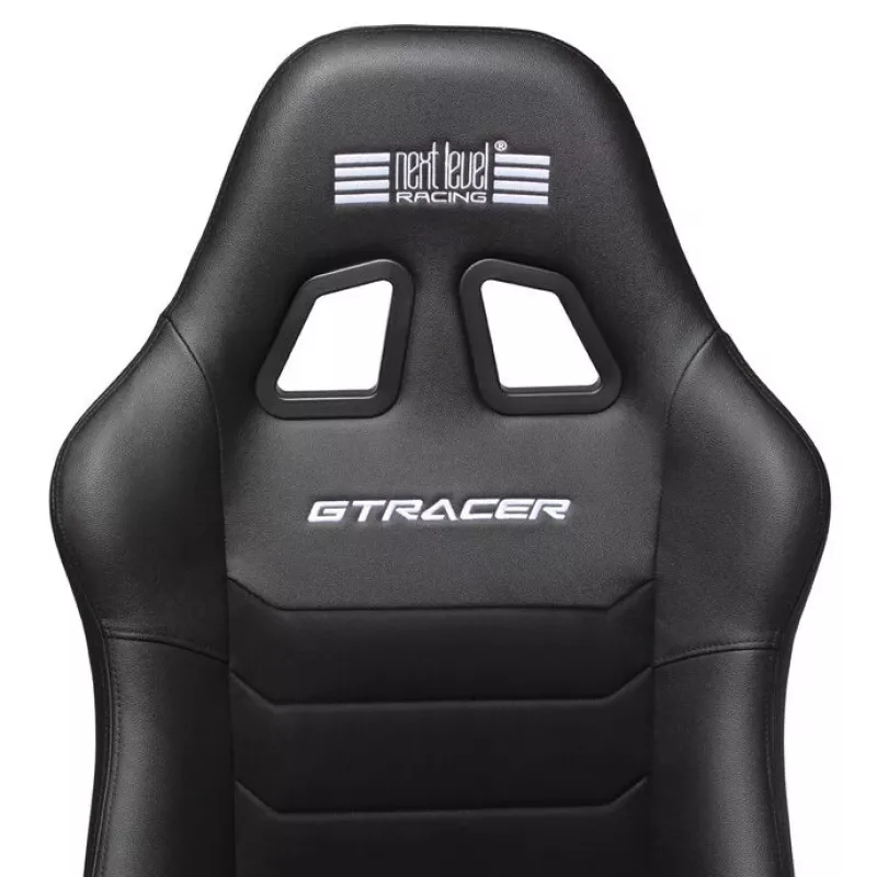 Cockpit de simulador de corridas Next Level Racing GTRacer 2.0 Preto estrutura de assento ajustável