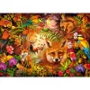 Flores, pelo e penas, Puzzle 1000 peças