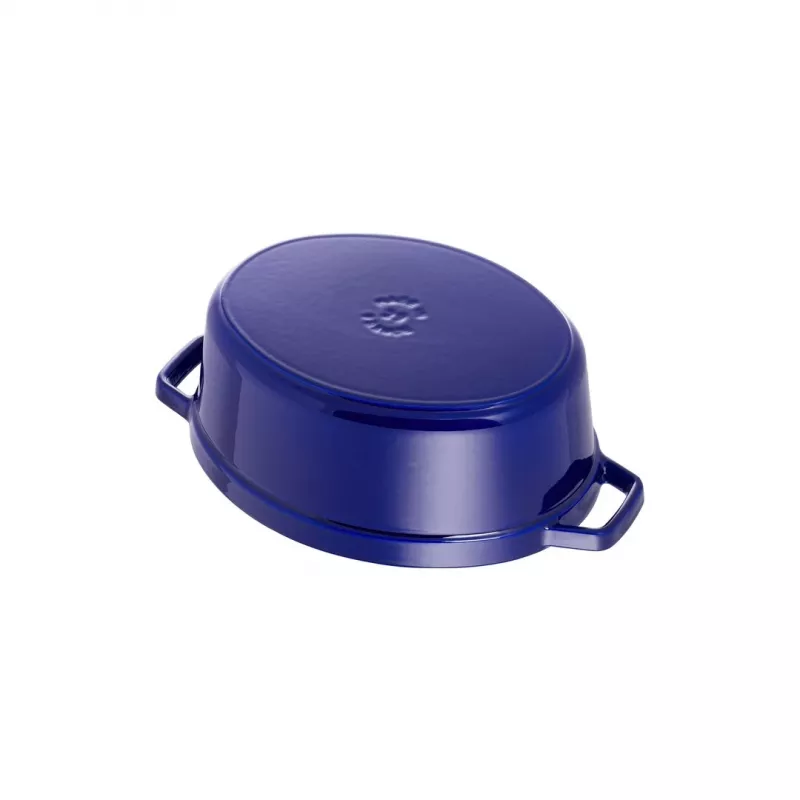 Cocotte de ferro fundido Staub 4,25 L, 29 cm, azul