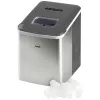 Máquina de gelo portátil Domo DO9253IB — 12 kg/24h, depósito de água de 1,8 l, aço inoxidável