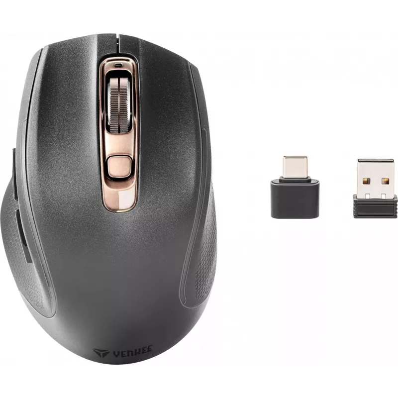 YENKEE YMS2090 NEO PRO rato sem fios dual, Bluetooth + USB A/C, recarregável
