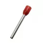 Terminal crimpado isolado 1,5mm²/16AWG para cabo, cobre, vermelho, 100 unid.
