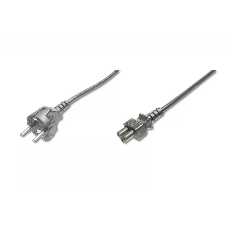 Cabo de alimentação Assmann. Schuko - C5 M/F. 1,2 m. H05VV-F3G 0,75 mm². azul (AK-440115-012-S)