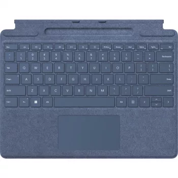 Teclado Microsoft Surface Pro DE/AT QWERTZ alemão azul com touchpad