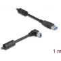 Cabo USB DeLOCK Type-A macho para Type-B macho 90° angular 1 m