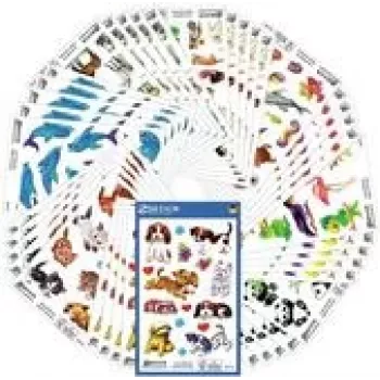 522 autocolantes conjunto 59992 animais (59992)