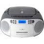 Boombox de CD portátil Reflexion RCR2260, branco/cinzento