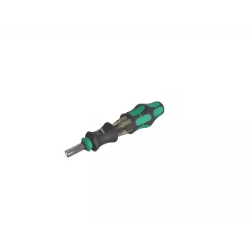 Wera Conjunto de 6 peças KK28 Kraftform compacto com pontas e chaves de fendas