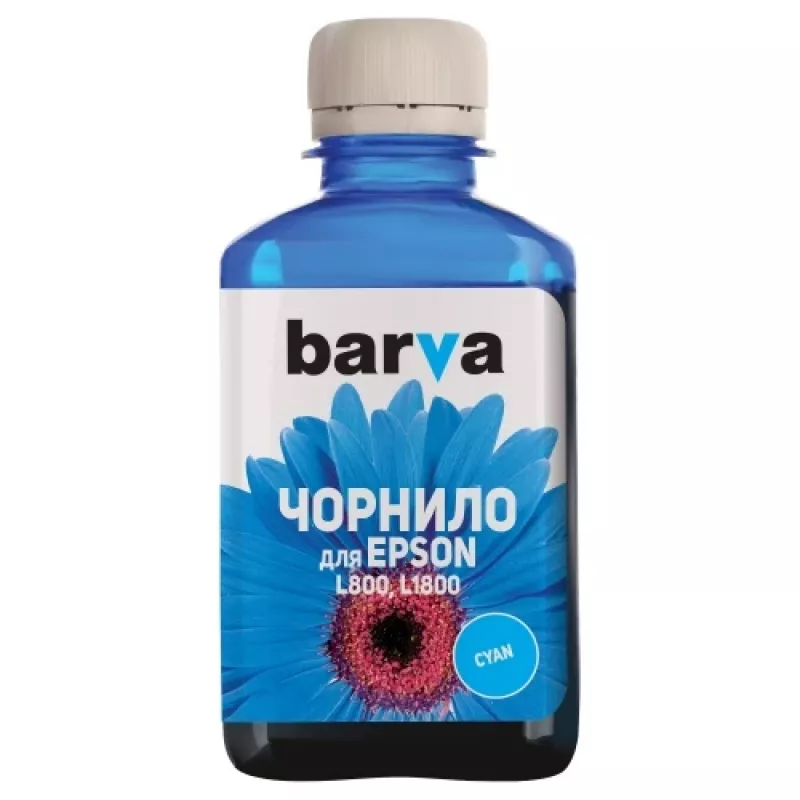 Compatível Barva Epson T6732 L800/L810/L850/L1800 C13T67324A garrafa de recarga de tinta, ciano