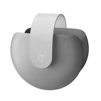 Capa para auscultadores Anker Soundcore Space One Pro com botões metálicos magnéticos, cinzento