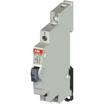 ABB botão luminoso 16A E217-16-10C 1S LED 250VAC vermelho 9mm E217-16-10C (2CCA703161R0001)