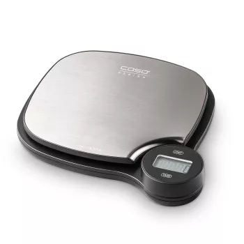 Balança de cozinha Caso EcoMaster 03267 — Aço inoxidável, capacidade de 5 kg, precisão de 1 g
