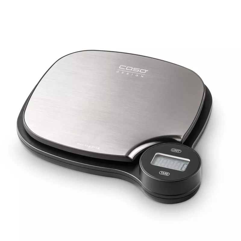 Balança de cozinha Caso EcoMaster 03267 — Aço inoxidável, capacidade de 5 kg, precisão de 1 g