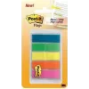 3M material de escritório e papelaria – azul – verde – laranja – violeta – amarelo – 11,9 mm – 4,31 cm – 20 folhas – 100 folhas (683HF5)