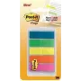 3M material de escritório e papelaria – azul – verde – laranja – violeta – amarelo – 11,9 mm – 4,31 cm – 20 folhas – 100 folhas (683HF5)
