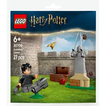 LEGO Harry Potter Conjunto 30706 Aula de Quidditch com minifiguras de Harry e Draco
