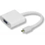 Adaptador de cabo de vídeo Microconnect HDMIDVGA 0,25 m HDMI Type-D (Micro) VGA (D-Sub) branco