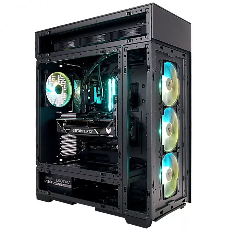 InWin Modfree Deluxe Big-Tower Vidro Temperado - preto