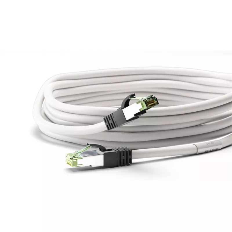 Wentronic 55127 - 5 M - Cat8.1 - S/FTP (S-STP) - RJ-45 - RJ-45 - branco