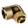 Bitspower BP-TBE90RMLA16 Advanced Multi-Link adaptador a 90°, G1/4 polegadas macho – tubo rígido de 16 mm de diâmetro exterior, rotativo, latão