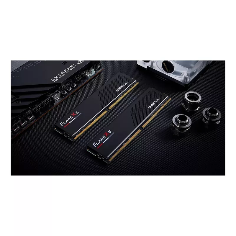 DIMM 32 GB DDR5-6000 (2x 16 GB) kit duplo (preto, F5-6000J3038F16GH2-FX5, Flare X5, AMD EXPO)