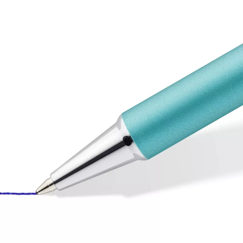 Staedtler elance 421 45 caneta esferográfica retrátil, turquesa, tinta azul