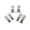 Fein Conjunto de 6 lâminas de serra oscilante Starlock multitool para madeira e metal E-Cut