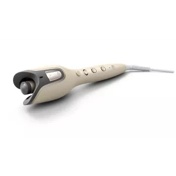 Aparelho de styling de cabelo Philips série 8000 BHB887/00 ferro de caracóis bege quente 2 m