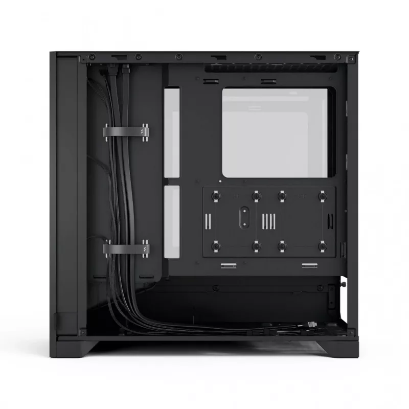 Caixa de PC Fractal Design Pop 2 Air preto TG Midi Tower – ATX, 3 ventoinhas frontais de 120 mm, suporta unidades de 2,5