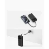 PowerBank com cabo USB-C 20000 mAh 30W preto