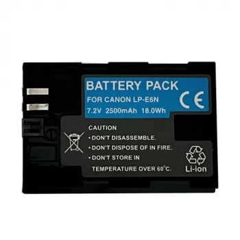 Bateria de câmara recarregável Extra Digital LP-E6N 2400 mAh, substituto compatível da Canon LP-E6N