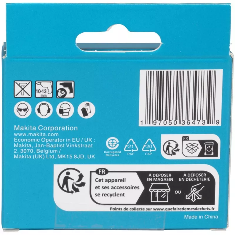 Conjunto de brocas Makita E-25410 para vidro e azulejos, 5 unid.