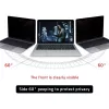 Filtro de privacidade QOLTEC 51056 para monitor de 22 polegadas (55,9 cm), 16:10, 475×297 mm, transparente