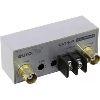 Amplificador de sinal EUROLITE LVH-4 (4 canais, alcance até 1000 m)
