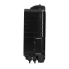 Caixa de terminação de fibra ótica Extralink Jennifer 16 fibras preta com conector