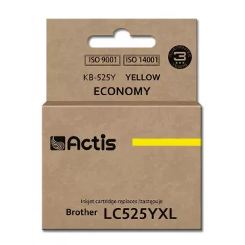 Tinta Actis KB-525Y (substituto do Brother LC525Y; Standard; 15 ml; amarelo)