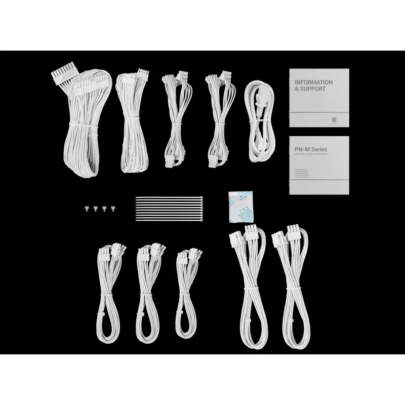 Fonte de alimentação DeepCool PN850M 850 W ATX 20+4 Pin, 80 PLUS Gold, branco