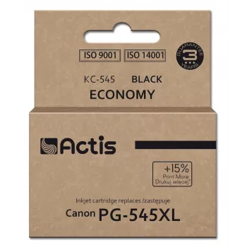 Tinteiro Actis KC-545 (substituto Canon PG-545XL; Supreme; 15 ml; 207 páginas; preto).
