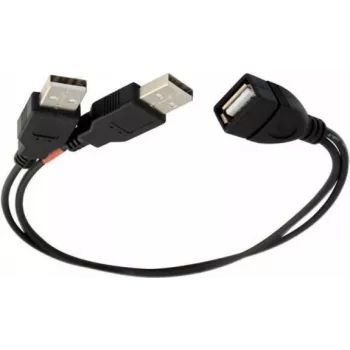 ALLNET 133298. Ligação 1: 2 x USB A, ligação 2: USB A, versão USB: 2.0, género do conector: macho/fêmea, cor do produto: preto (ALL