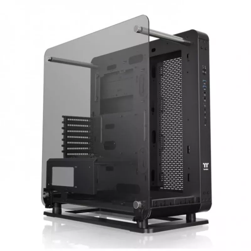 Caixa de PC Thermaltake Core P6 Tempered Glass Midi Tower preta