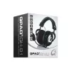 Headset QPAD QH-91 com fios, arco de cabeça, circum-aural, 15–25000 Hz, cabo de 2 m, preto