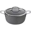 Panela BALLARINI 75002-826-0 2,67 L redonda cinzenta