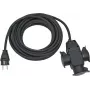 Extensão de energia Brennenstuhl 1167810301 10m 3 tomadas AC exterior preto