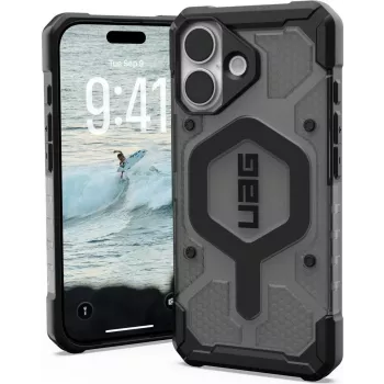 UAG Urban Armor Gear Pathfinder MagSafe capa | Apple iPhone 17 | ash (cinzento transparente)/preto | 114553113140 (114553113140)