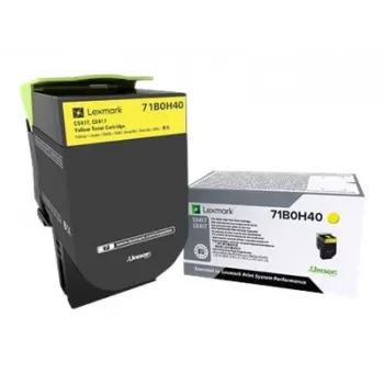 Toner Lexmark TONER REGULAR OPEN amarelo CRTG 71B0H40 3000 páginas