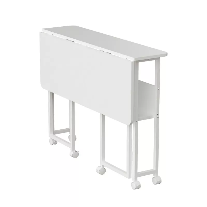 Secretária móvel Maclean branca MC-126W 50kg