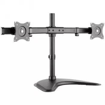 HAGOR HA FS - conjunto de montagem (suporte de mesa) - para 2 ecrãs LCD - preto - tamanho do ecrã: 38-68 cm (15-27)