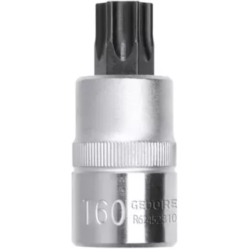 Chave de fendas com encaixe de caixa TORX, 1/2 cromado, T 50