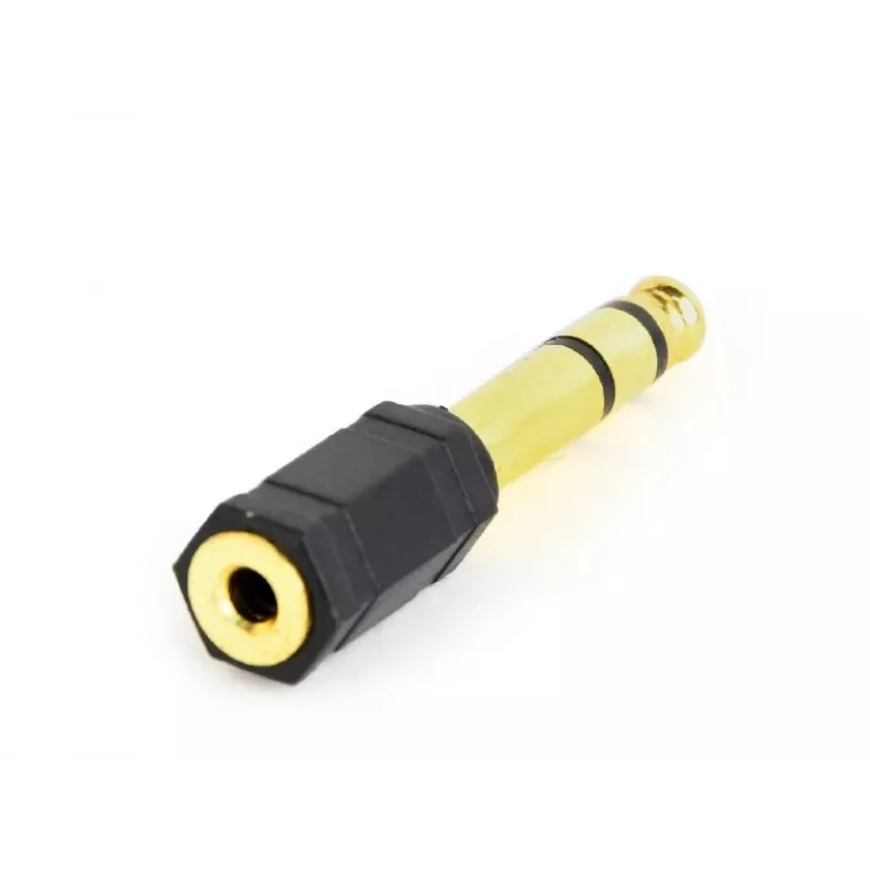 Cablexpert | Adaptador de áudio estéreo de 6,35 mm para 3,5 mm | A-6.35M-3.5F | 6,35 mm (M) | 3,5 mm (F)