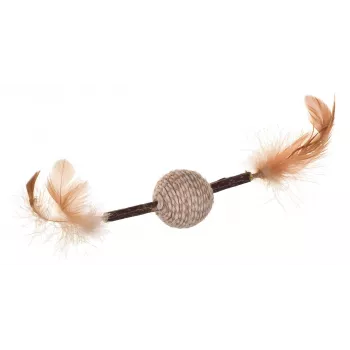 Tapete Trixie 42431 para gato e cão, poliacrílico bege, 200 mm de comprimento, com guizo